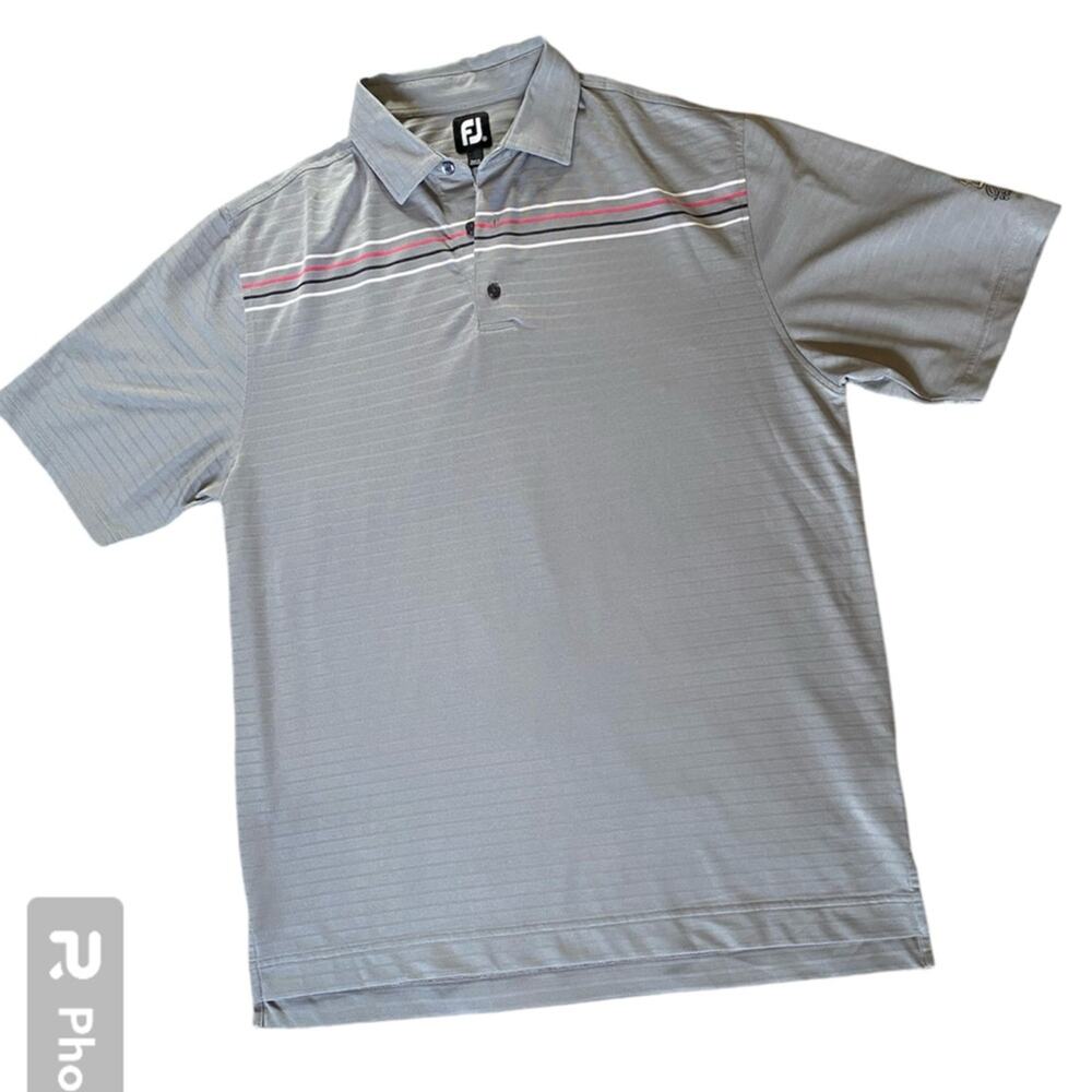 FootJoy Golf Polo Mens XL Del Mar Country Club Crest Logo Athleisure Shirt